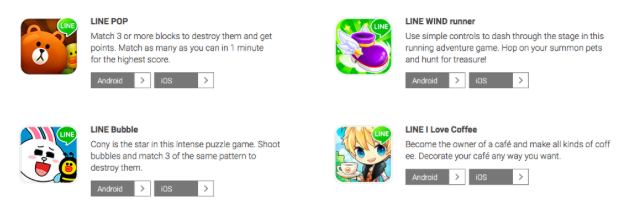 LINE mobile games