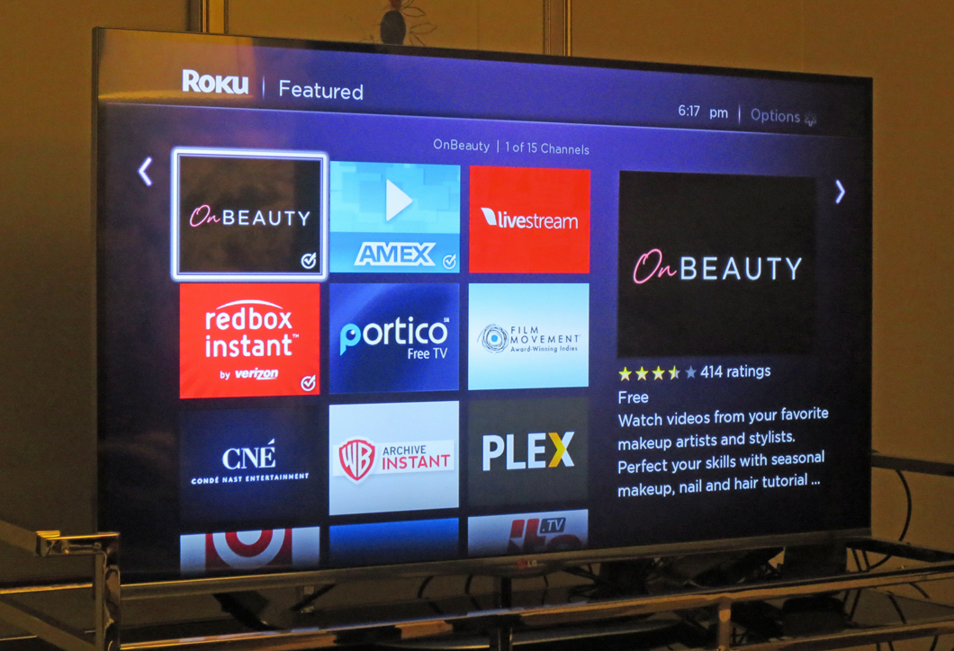 L'Oreal interactive ad for TV with ActiveVideo app on Roku