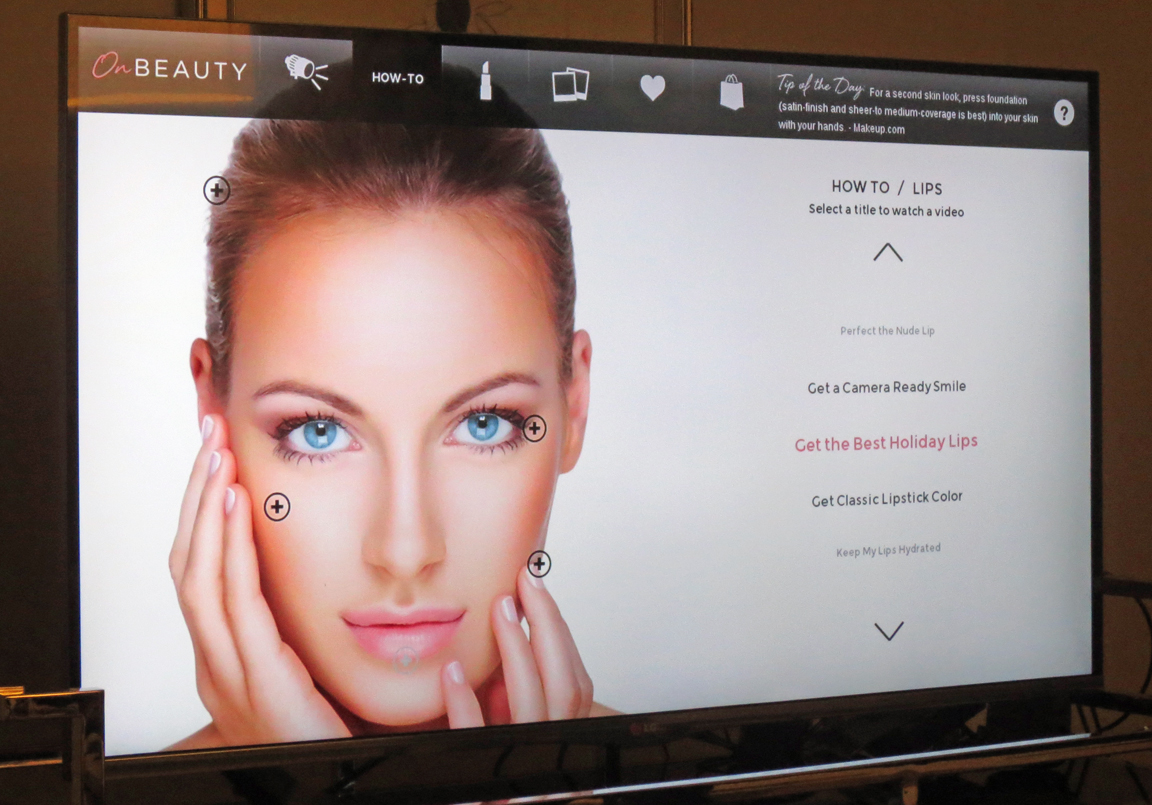 L'Oreal interactive ad for TV with ActiveVideo