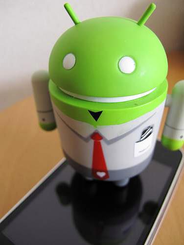 Android guy dressed up